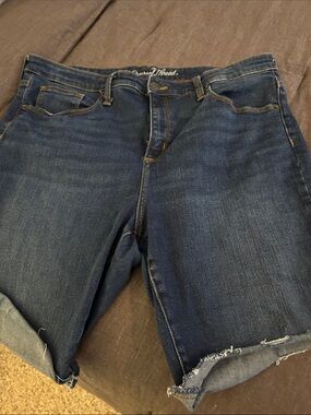 Universal Thread Dark Blue Denim Cutoff Shorts
